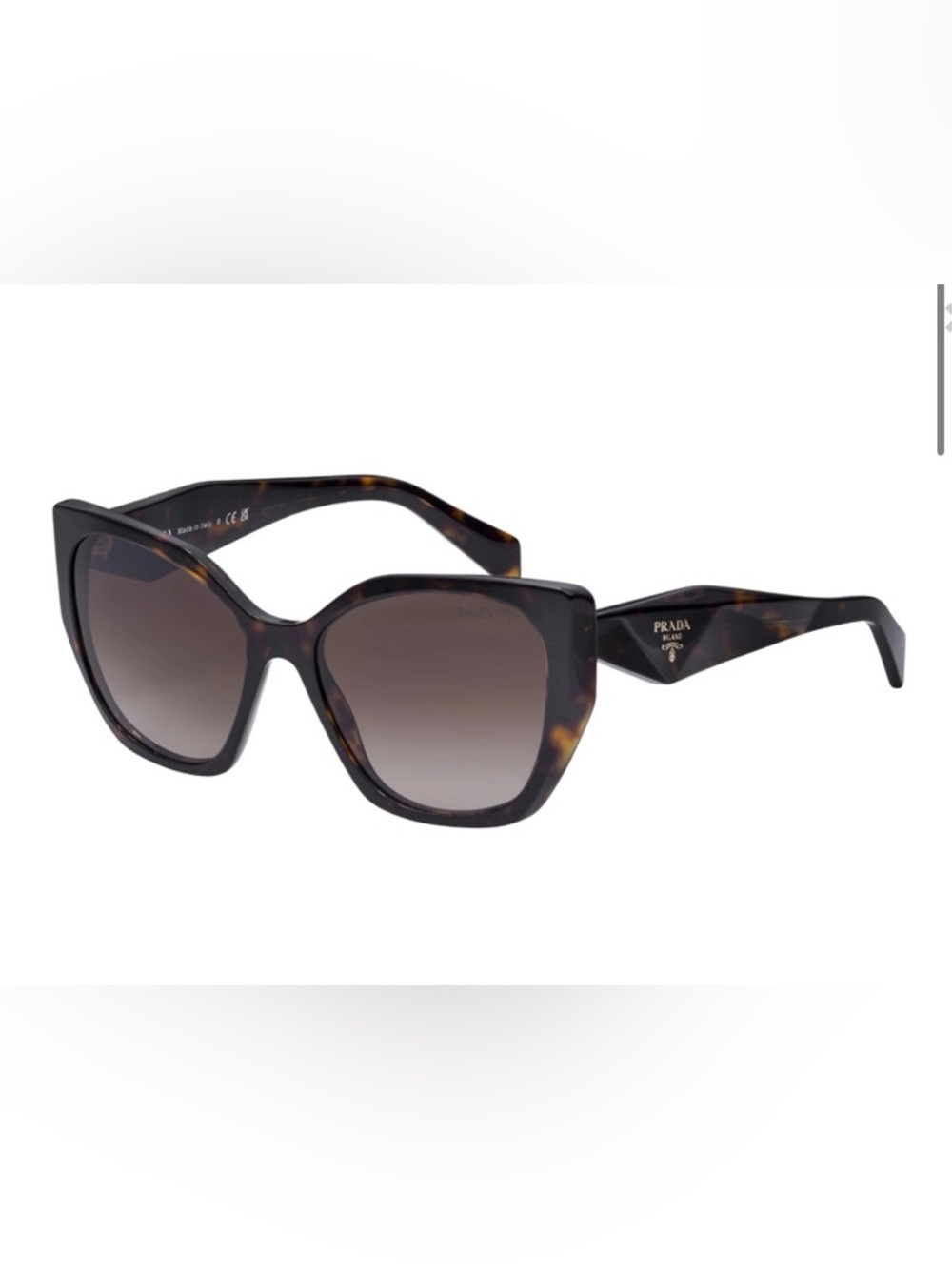 Prada 19ZS Tortoiseshell Cat-Eye Sunglasses - NEW